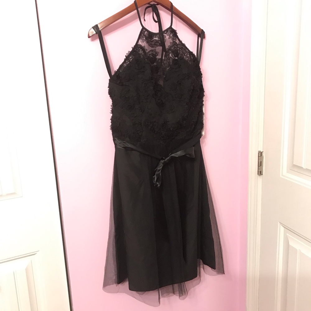 NWT Alfred Angelo Disney Fairy Tale Weddings Jet Black Dress size 14